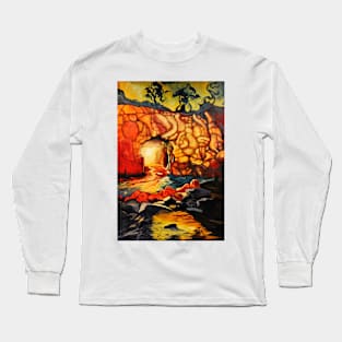 'Love that Fires the Sun, Keep me burning' Long Sleeve T-Shirt